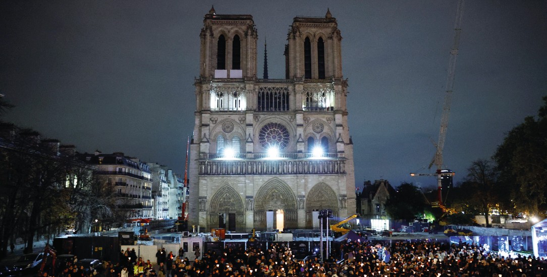 Erstrahlt in neuem Glanz: Die Kathedrale Notre-Dame in Paris. (Foto: pa/reuters/Stephanie Lecocq) 