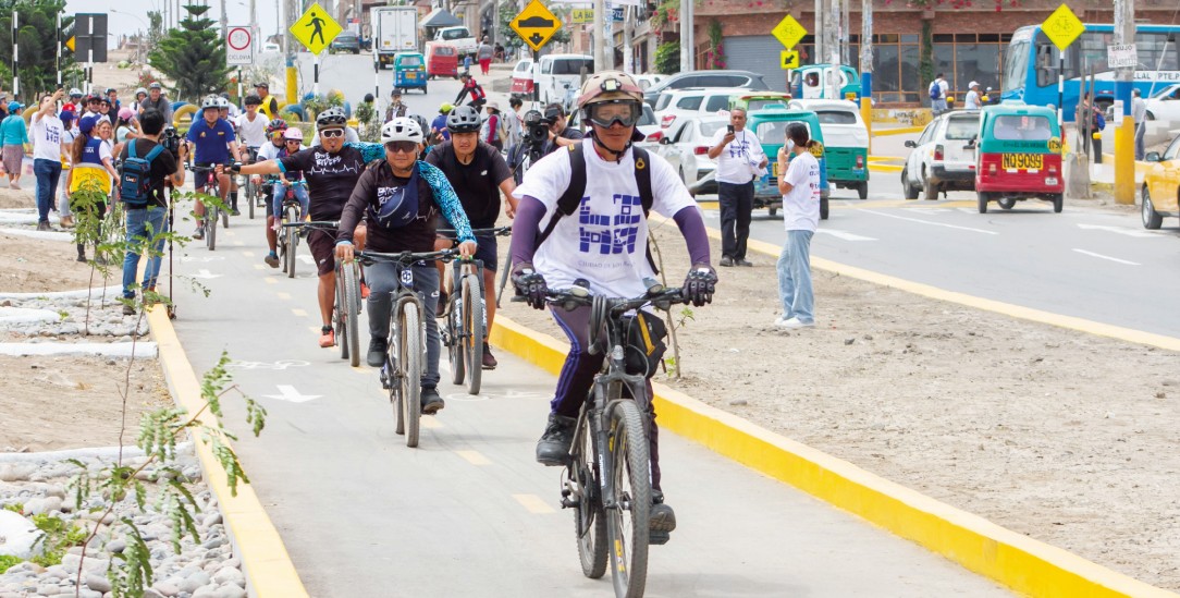 Sinnvolle Hilfe: Radweg in Perus Hauptstadt Lima, gefördert von der Kreditanstalt für Wiederaufbau (Foto: KfW / Municipalidad de Lima)