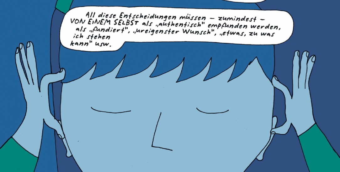 Ständiger Stress durch Selbstreflexion: Die Comiczeichnerin Liv Strömquist führt uns in ihrem Comic-Sachbuch »Das Orakel spricht« (avant-verlag) die Absurditäten unserer spätmodernen Sinnsuche vor Augen.