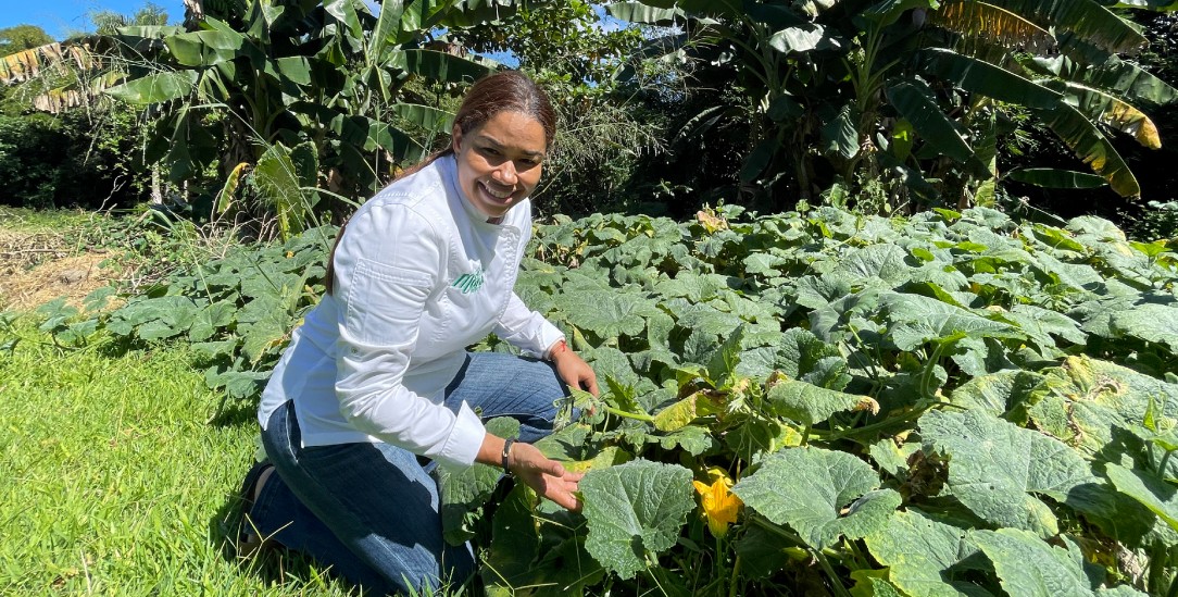 Alle frischen Zutaten, die María Marte in ihren beiden Restaurants serviert, stammen aus der Umgebung. Vieles wächst im eigenen Garten. (Foto: Manuel Meyer)