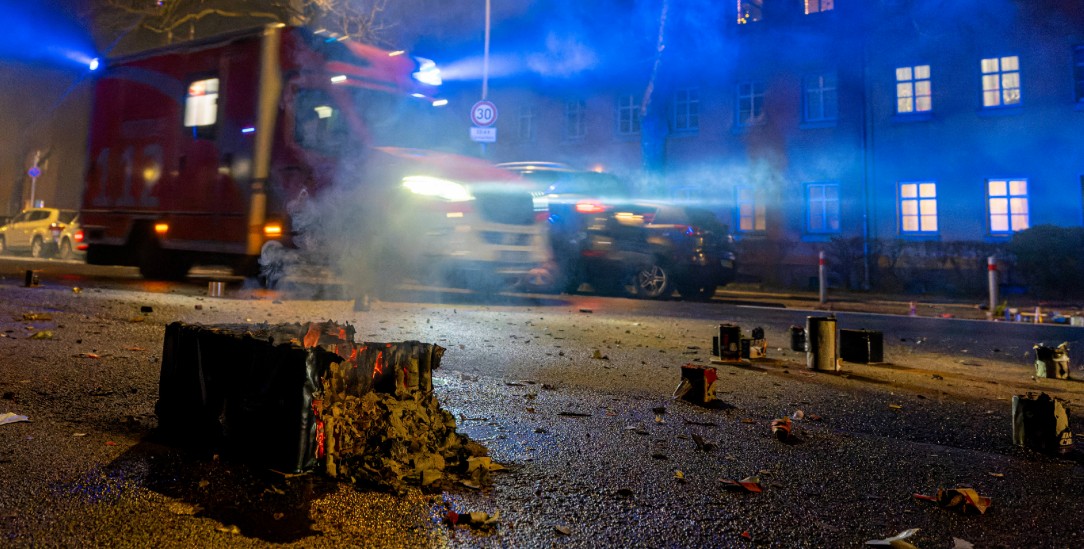 Silvester in Berlin: Private Zerstörung. (Foto: IMAGO/Marius Schwarz)